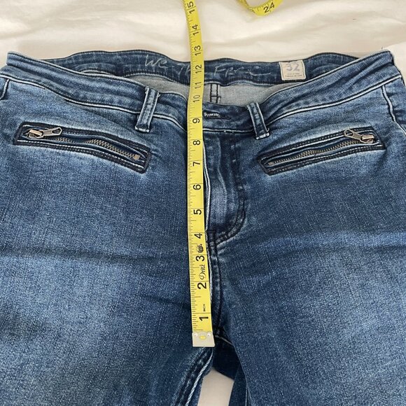Free People / We The Free Baltic Blue Jeans Mid-rise - Picture 3 of 10